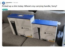 网友热议PS5改用新包装:没了提手 索尼太吝啬