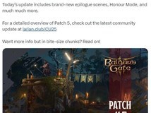 《博德之门3》重要更新上线!韩语同步支持,游戏性能更佳