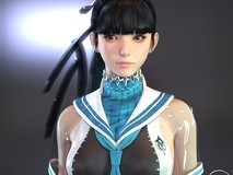 国外大神自制《星刃》女主3D模型 性感身材一览无余