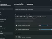 Windows 11将键盘设置迁移到“设置”应用