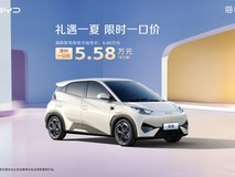 比亚迪官宣限时一口价,海鸥智驾版5.58万起
