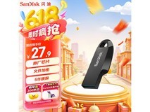 SanDisk CZ550 U盘64GB黑色USB3.2极速传输