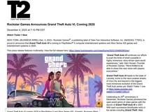 《GTA 6》今日公布首个预告片!预计2025年上线