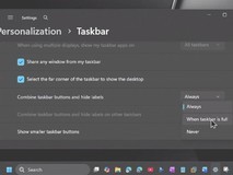 微软在Win11测试版中回归Windows 10风格可调任务栏,支持双模式缩放