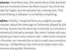 死亡搁浅2小雨角色重塑:从少女变姐姐,源于忽那汐里气质启发