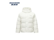 斯凯奇棉花糖白三防羽绒服低至254元