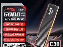 威刚XPG威龙D300 DDR5内存促销