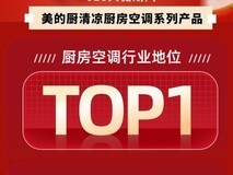 美的「厨清凉」厨房空调系列登顶行业榜首，领跑618清凉新厨房