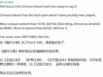 红色沙漠获玩家盛赞:或成有史以来最出色开放世界