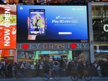 全球首款双卡5G全网通高刷游戏小平板 酷比魔方新品在纽约时代广场闪耀登场