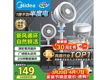 美的空气循环扇超值优惠,到手仅210.57元享清凉