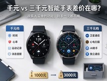 千元vs三千元智能手表差价在哪?很多人买单的功能,到手一次都不用