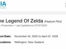 塞尔达传说真人电影开机,定档2027年5月全球上映