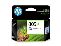 惠普805原装大容量彩色墨盒领券95折到手128.25元