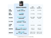 大疆Osmo Nano穿戴相机直降至1953元