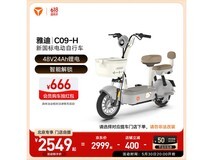 雅迪C09电动自行车高颜值通勤神器