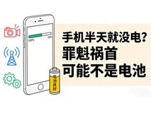 手机半天就没电?罪魁祸首可能不是电池