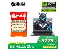机械革命极光X游戏本限时特惠5252元