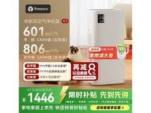 树新风K3空气净化器来袭!满1元9折仅1807.2元