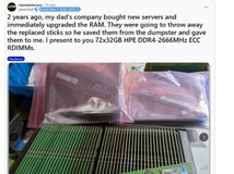 用户获赠2.25TB二手HPE服务器内存引热议