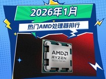 2026年1月份AMD热门处理器排行 最值得选的竟然是它?
