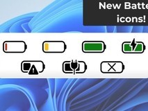 微软更新Win11任务栏电池图标 支持彩色提示与百分比显示