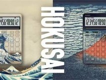 卡西欧推浮世绘艺术计算器,融合葛饰北斋名作