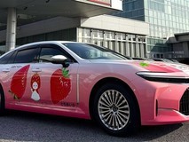 丰田推80周年限定草莓皇冠仅此一辆