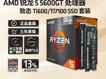 瀚铠5600GT处理器+致态500G套装立减