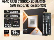 锐龙79800X3D+Ti600 SSD套装