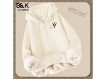 班尼路S&K羊羔绒外套京东低至39.9元