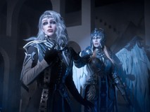 海外Coser高还原演绎博德之门3艾琳与伊莎贝尔同人Cosplay