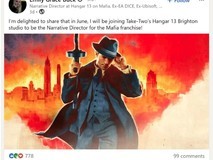 四海兄弟新作筹备中,叙事总监Emily Grace Buck将于2026年6月加盟