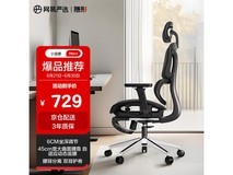 网易严选小蛮腰S9 Pro人体工学椅黑色款舒适办公