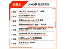 AMD锐龙R5 9600X主机4991元