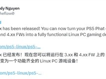 PS5-Linux项目发布:初代PS5可运行完整Linux系统,支持Steam与模拟器