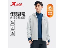 特步防泼水加绒夹克68.3元