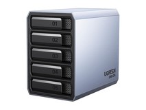 绿联铝合金2盘位NAS硬盘阵列盒