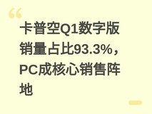 卡普空Q1数字版销量占比93.3%,PC成核心销售阵地