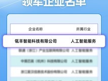 瓴羊入选“2025年浙江省服务业领军企业”