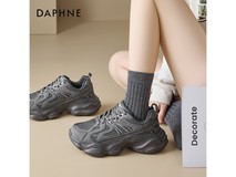 京东达芙妮厚底老爹鞋低至67.04元