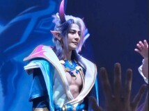 汪东城Cos灵魂莲华厄斐琉斯亮相ChinaJoy 2026引热议