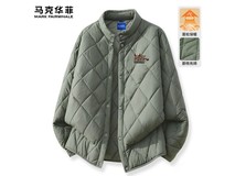 马克华菲男款棉服立领加绒,低至94.9元
