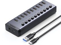 绿联10口USB3扩展器天猫优惠低至122元