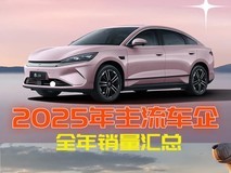 比亚迪第一/零跑新势力销冠 2025年主流车企全年销量汇总