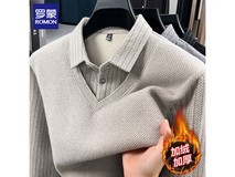 罗蒙驼色仿雪貂绒打底衫到手仅54元