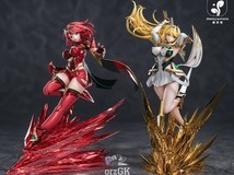 萌芽象工作室发布异度之刃21:6比例光与焰限定雕像