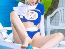 艾什莉动捕演员COS隐形女泳装写真萌翻全场