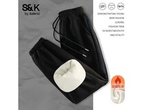 班尼路S&K加绒束脚裤39.9元