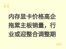 内存显卡价格高企拖累主板销量,行业或迎整合调整期